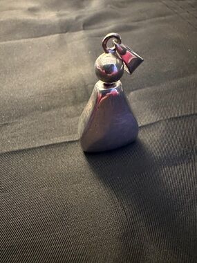 Vintage Taxco Mexico Sterling Silver Perfume Bottle Pendant - 11.2g